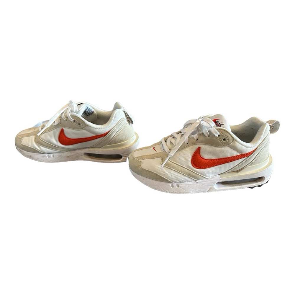 Nike Air Max Dawn White/Light Orewood Brown/Black/Mantra Orange size 6.5
